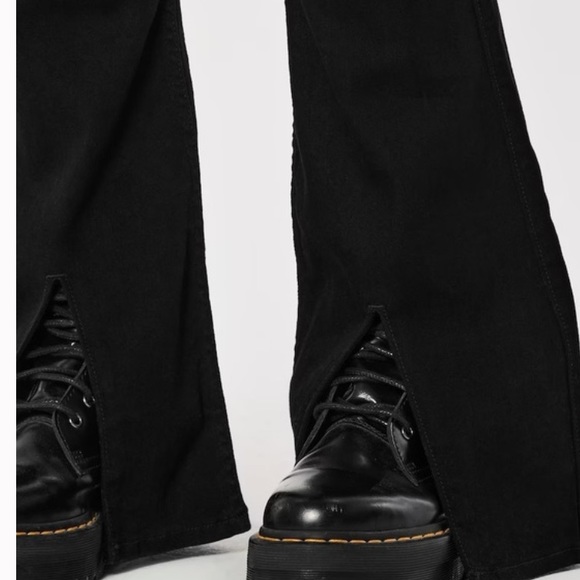 NWT Hollister V-Shaped Split Hem Jeans size 5R - Picture 4 of 4